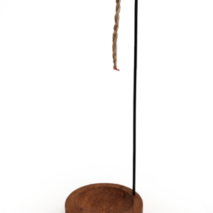 Suport de Bețișoare Parfumate din Lemn, Inspirat de Zen, cu Captator de Cenușă