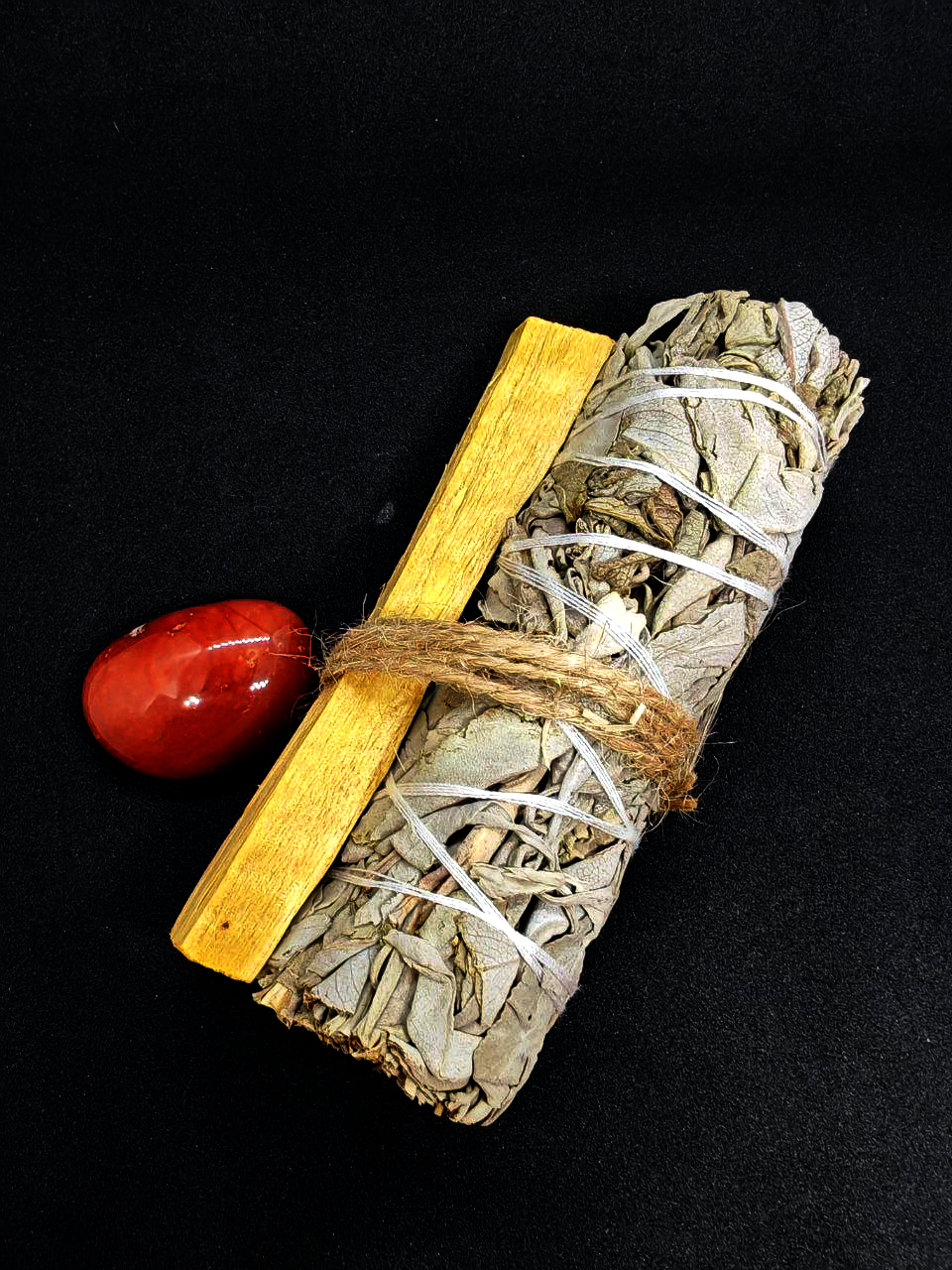 Set de Curățare: Salvie, Palo Santo și Cristal – Purifică și Reîncarcă Energia! - imagine 2