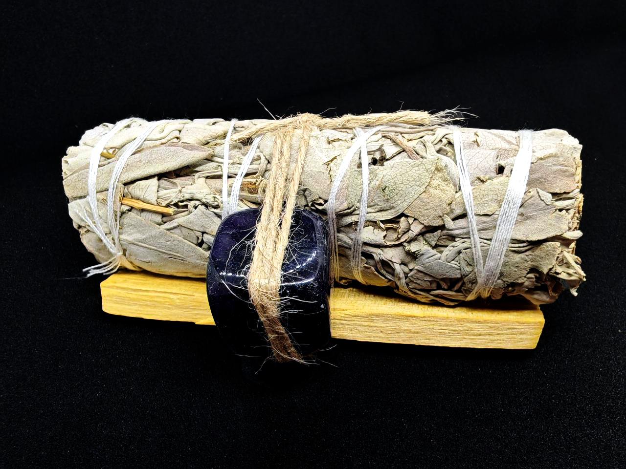 Set de Curățare: Salvie, Palo Santo și Cristal – Purifică și Reîncarcă Energia! - imagine 3